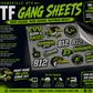 22" Gang Sheet Builder hot peel DTF transfers