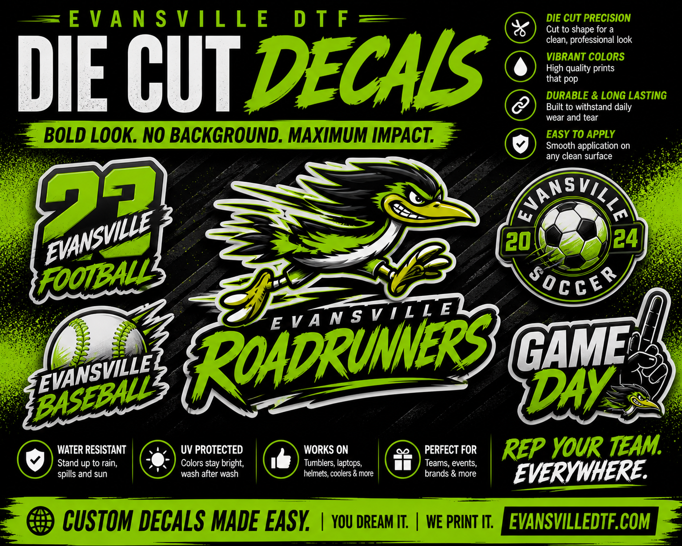 Sticker Maker - Die Cut Vinyl Decals Minimum Qty 10